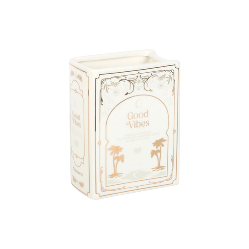White Book Shaped Vase