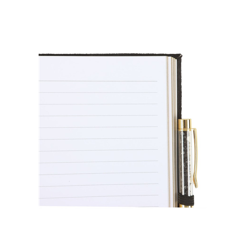 Book of Shadows Journal with Black Obsidian Crvstal Pen
