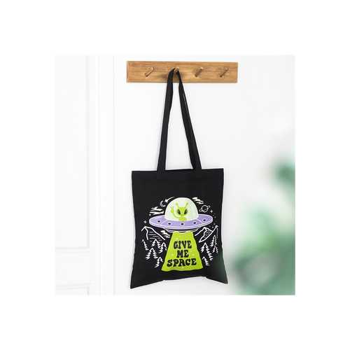 Give Me Space Alien UFO Tote Bag