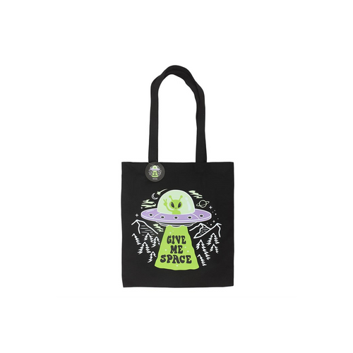 Give Me Space Alien UFO Tote Bag