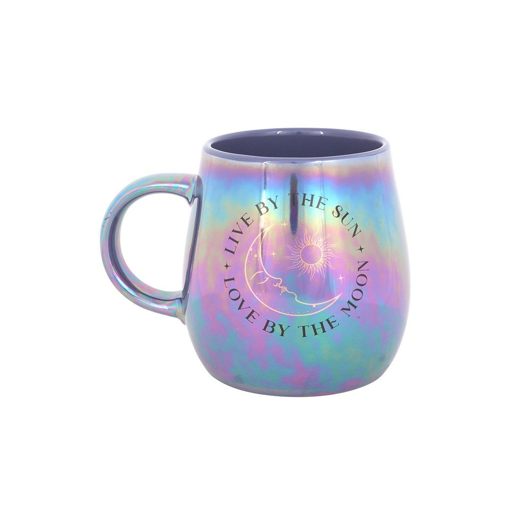 Live by the Sun Love by the Moon Iridescent Mug