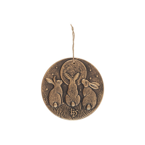 Moon Shadows Bronze Terracotta Plaque By Lisa Parker