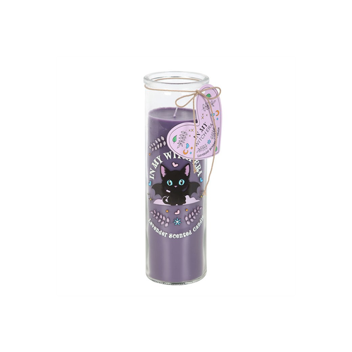 Whiskers and Wings Lavender Tube Candle