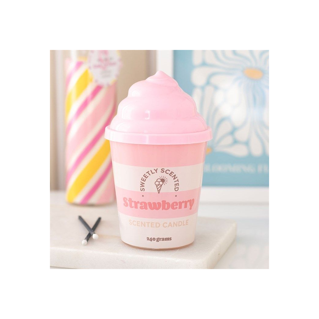 strawberry Ice Cream Scented Candle