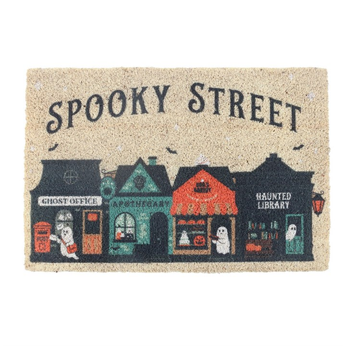 Natural spooky street Doormat