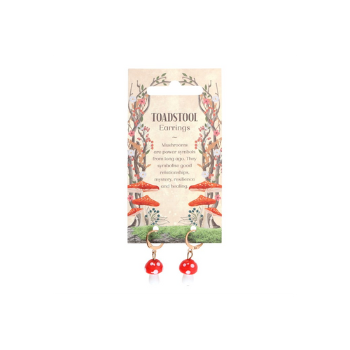Toadstool Dangle Earrings