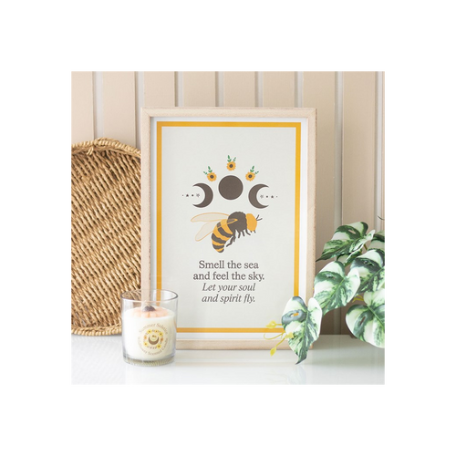 Bee Radiant Bee Framed Wall Art Print