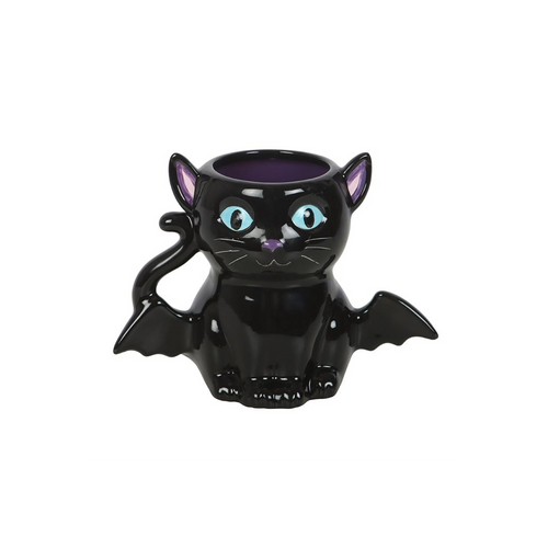 Cute and Creepy Bat Cat Mug