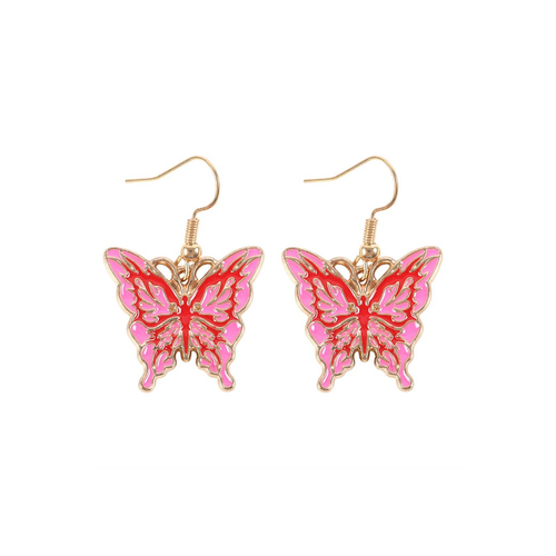 Flaming Butterfly Earrings