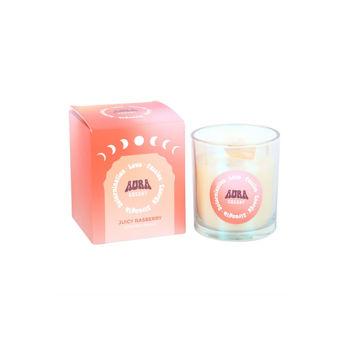 Aura Energy Juicy Raspberry lridescent Candle