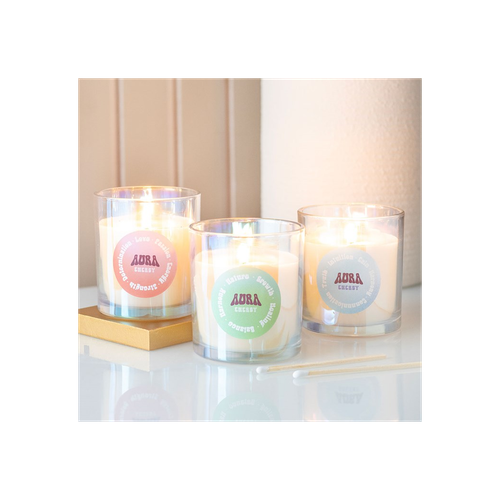 Aura Energy Juicy Raspberry lridescent Candle