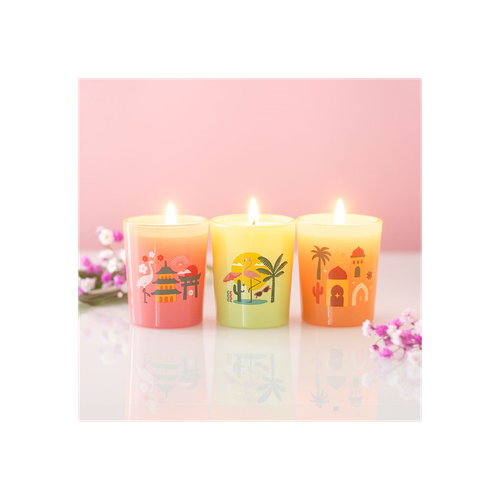 Scents Around the World scented Candle Trio