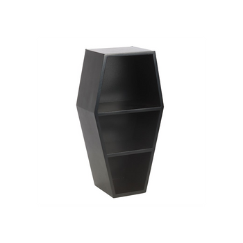 Small Black Coffin Shelf