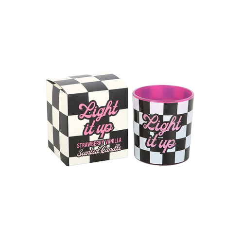 Light It Up strawberry Vanilla Candle