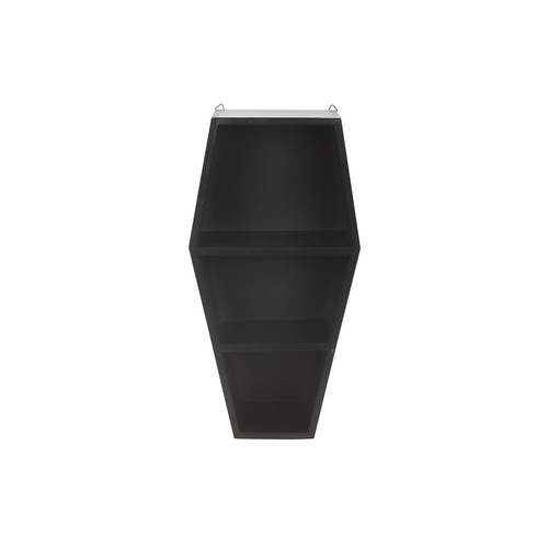Small Black Coffin Shelf