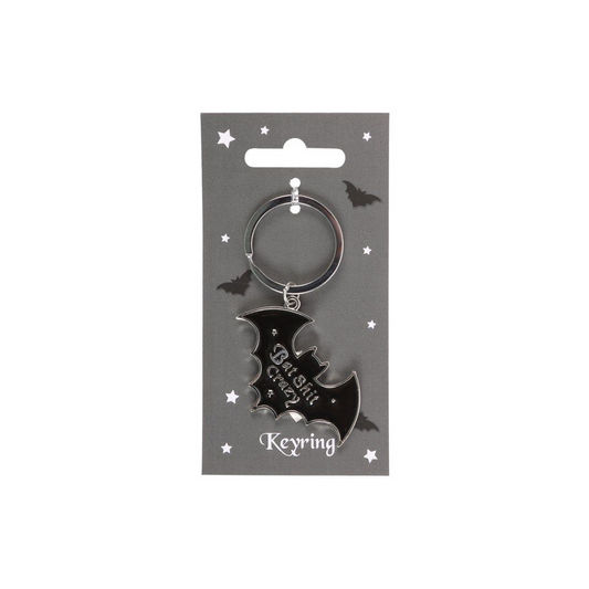 Bat shit Crazy Keyring
