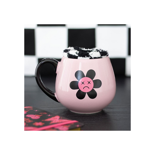 Sad Flower Mug and Socks Set