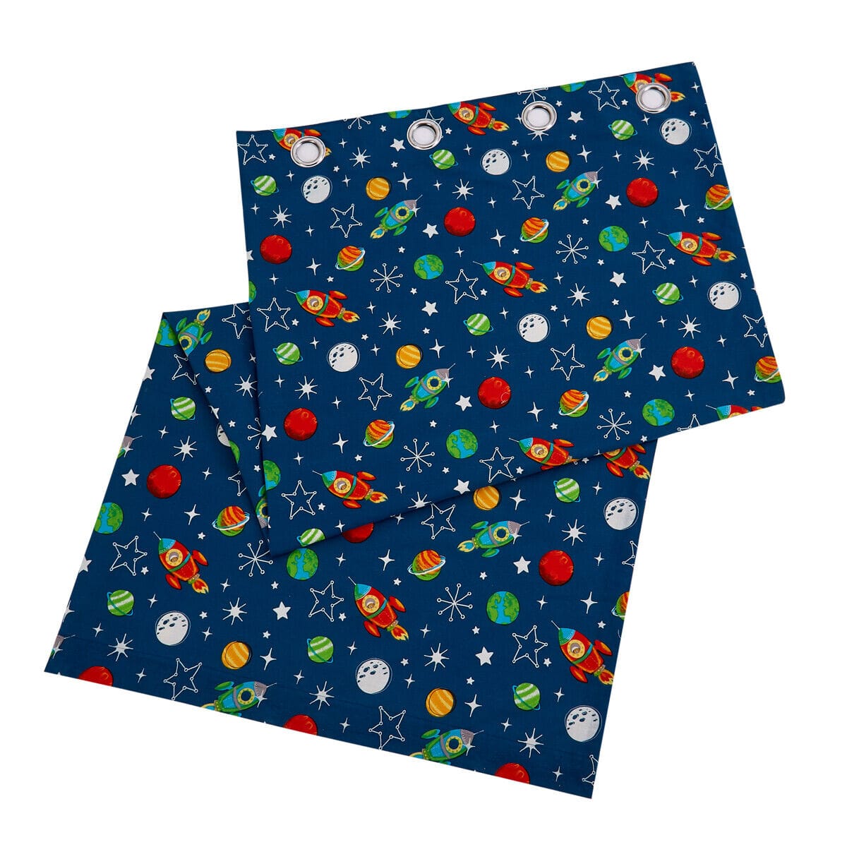 OLIVIA ROCCO Space Explorer Kids Duvet Cover Set With Pillowcase 100% Microfibre Bedroom Refresh Easy-Care Comfort