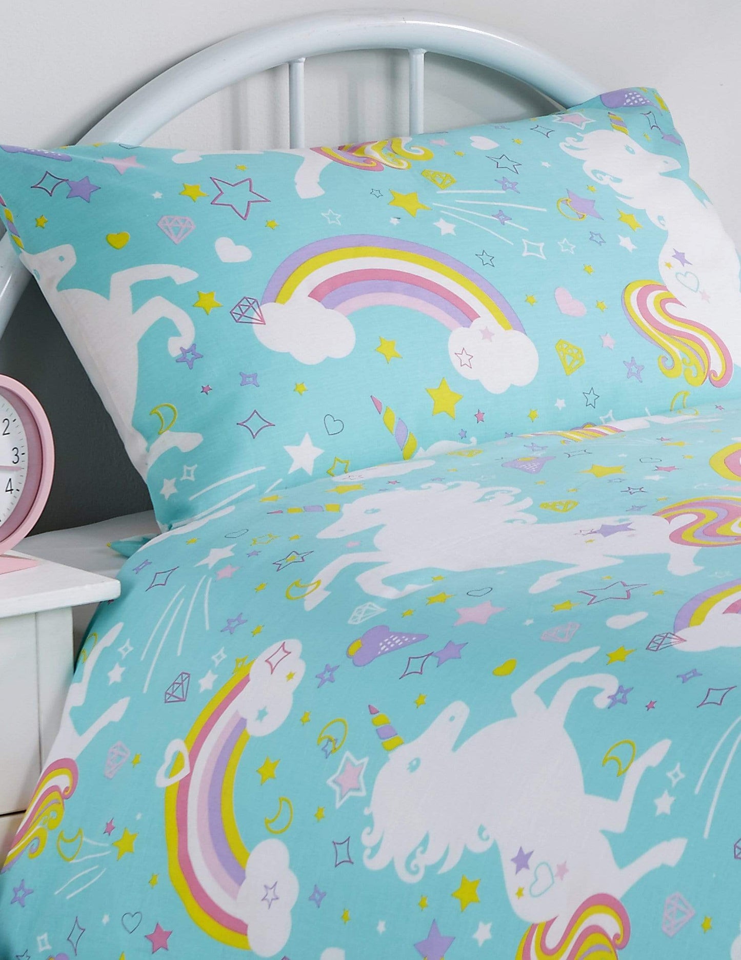 OLIVIA ROCCO Unicorn Duvet Cover Set For Kids Cotton-Rich OEKO-TEX Certified Whimsical