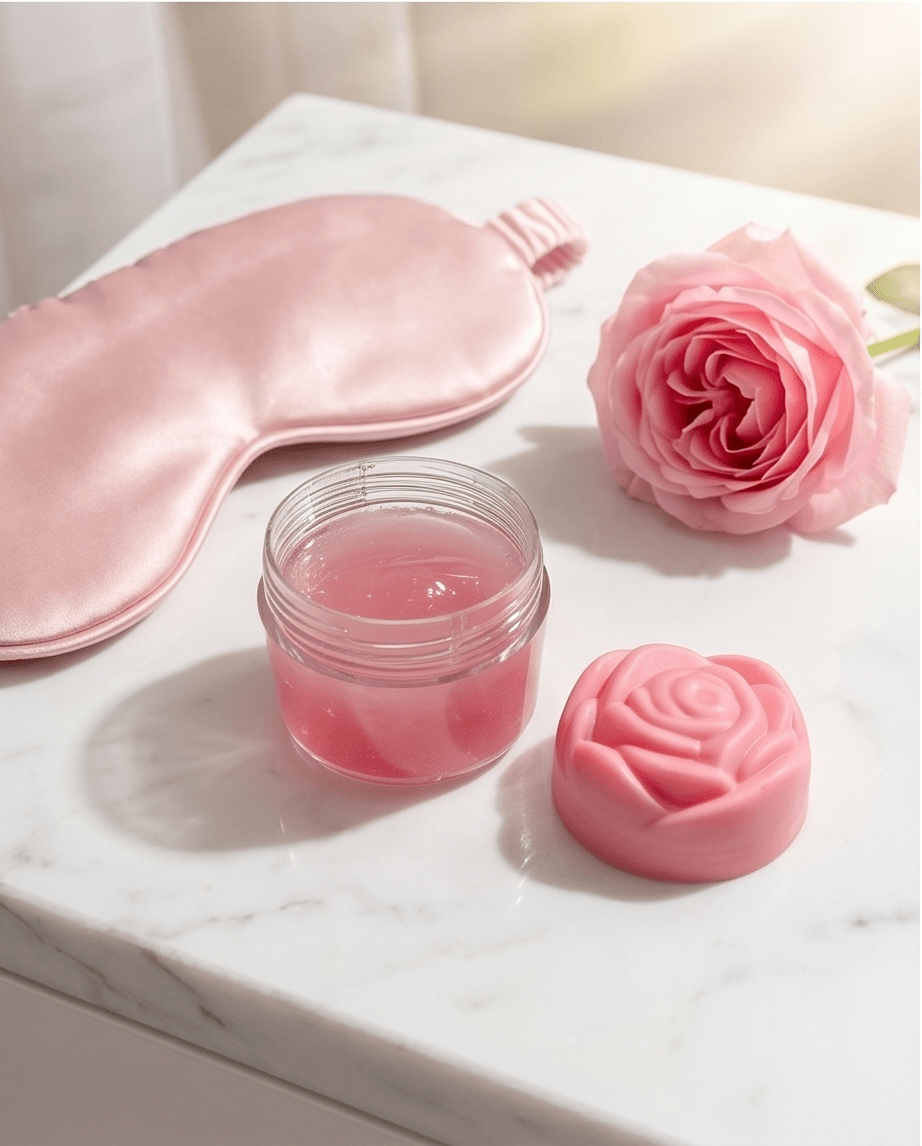 Sleepy Eyes Gel Eye Mask - Rose