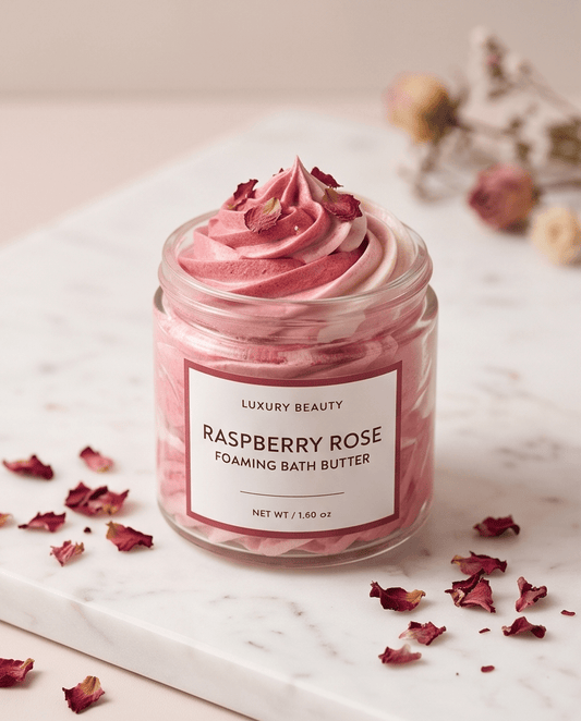 Foaming Bath Butter - Raspberry Rose Romance