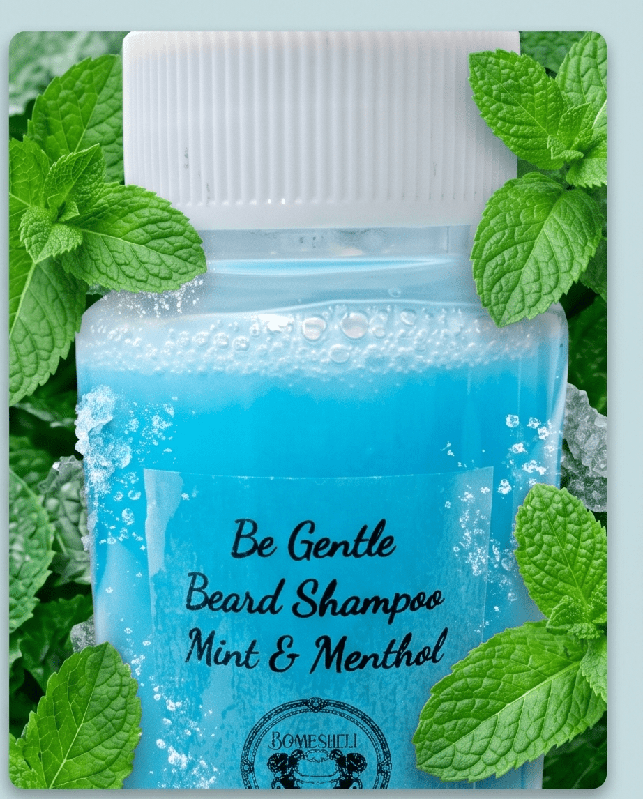 Be Gentle, Beard Shampoo - Mint & Menthol