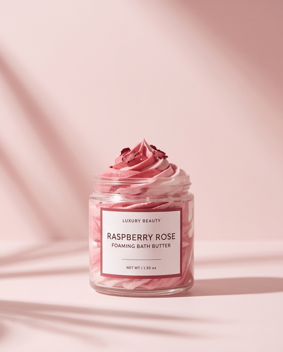 Foaming Bath Butter - Raspberry Rose Romance