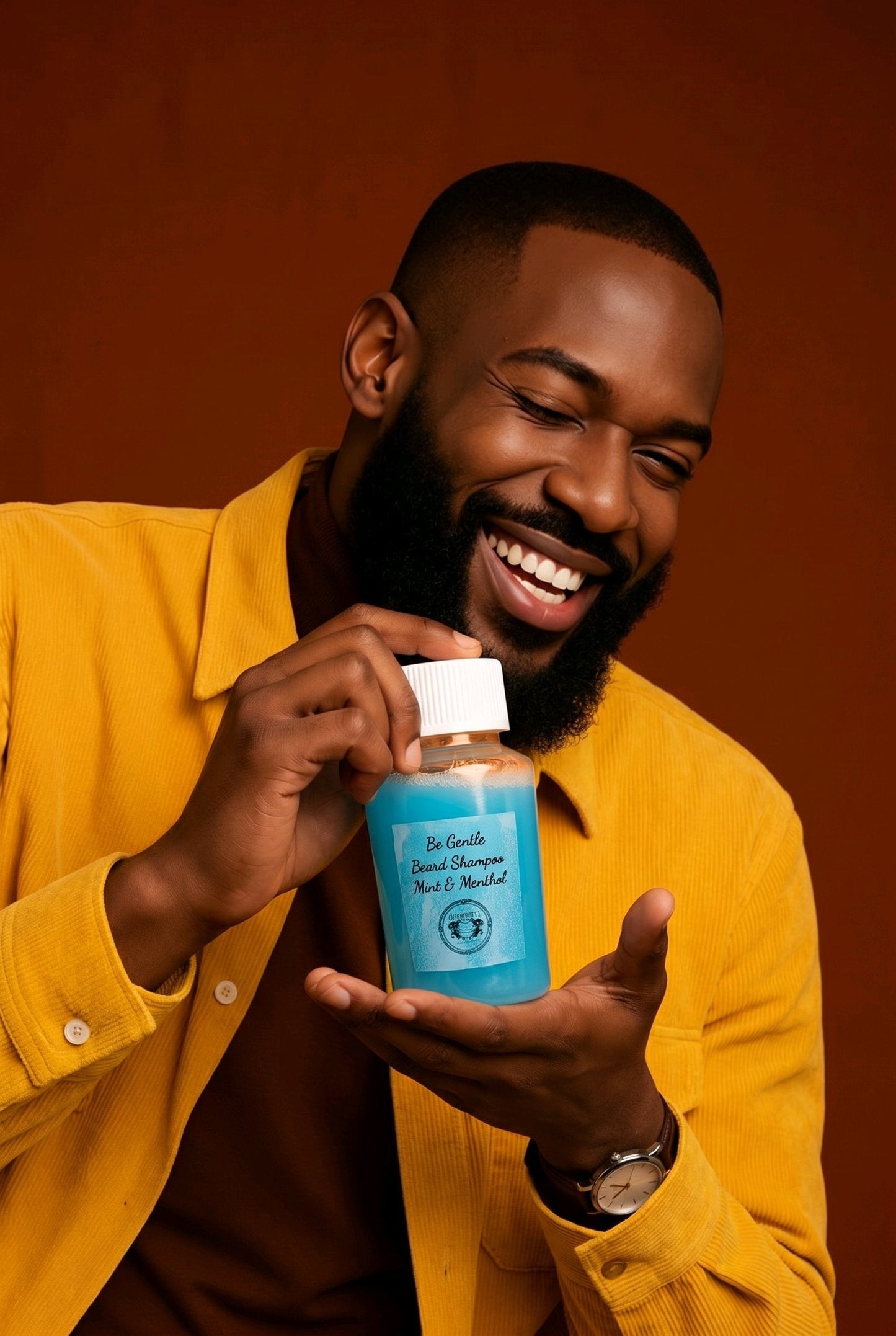 Be Gentle, Beard Shampoo - Mint & Menthol