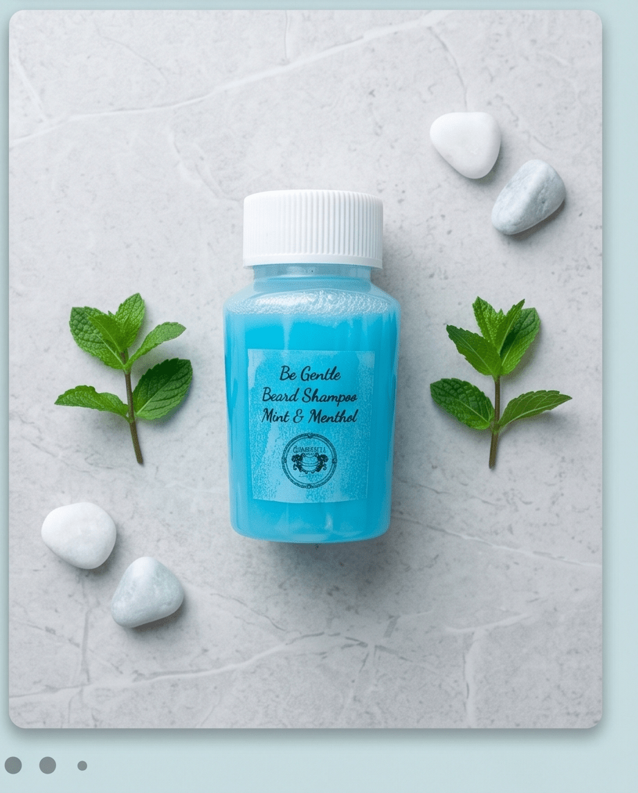 Be Gentle, Beard Shampoo - Mint & Menthol