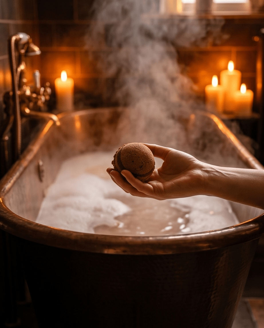 Fireside Toffee - Bath Bomb