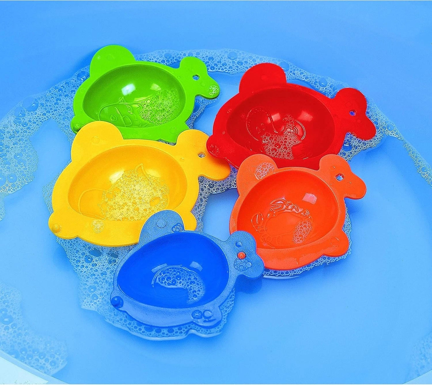 Bathtime Play Set – Nesting Cups, Boats, Sailors & Fish Bath Toy Set