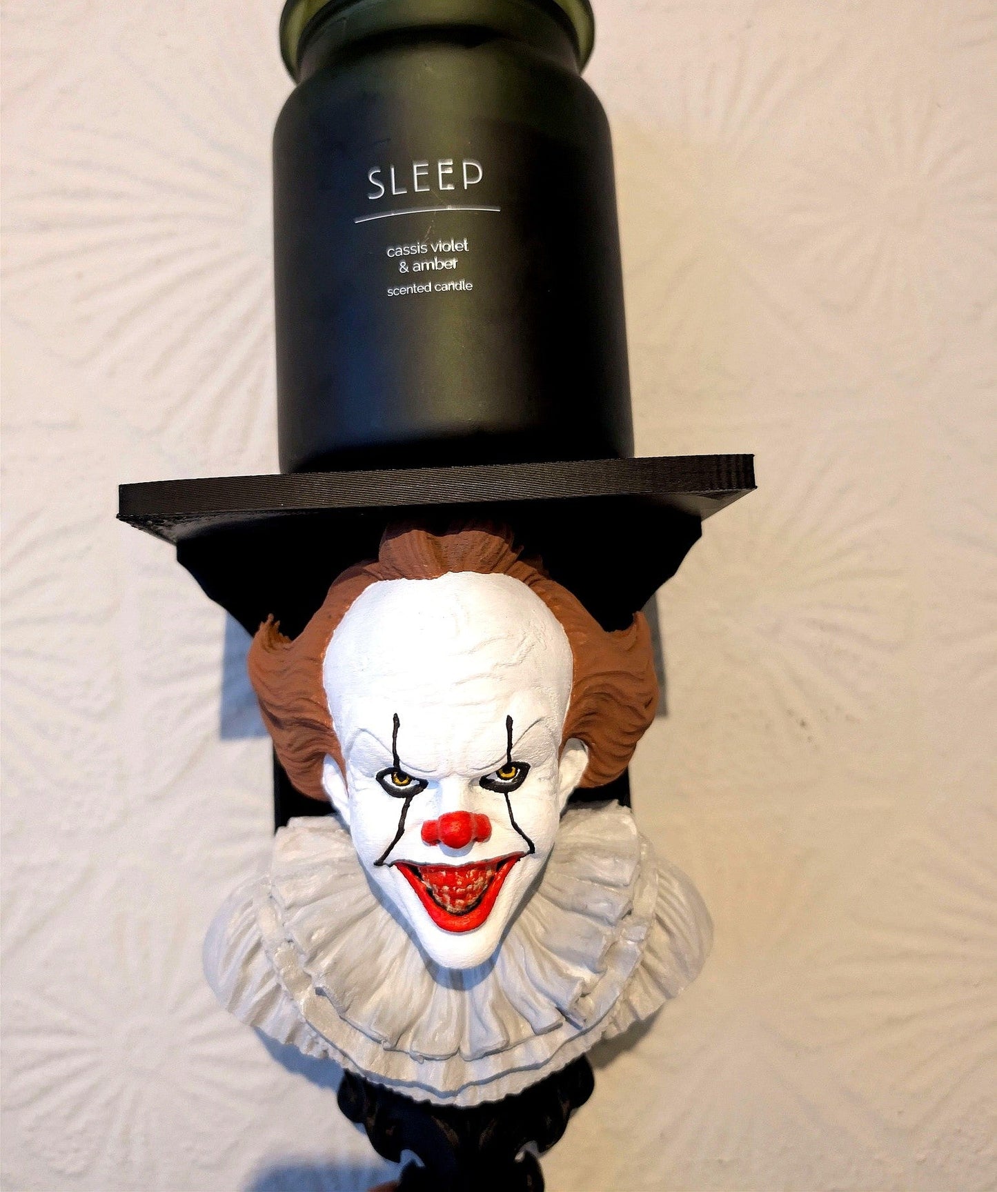 Pennywise Wall Shelf | Horror Clown Floating Shelf | Gothic Decor | Unique Horror Gift