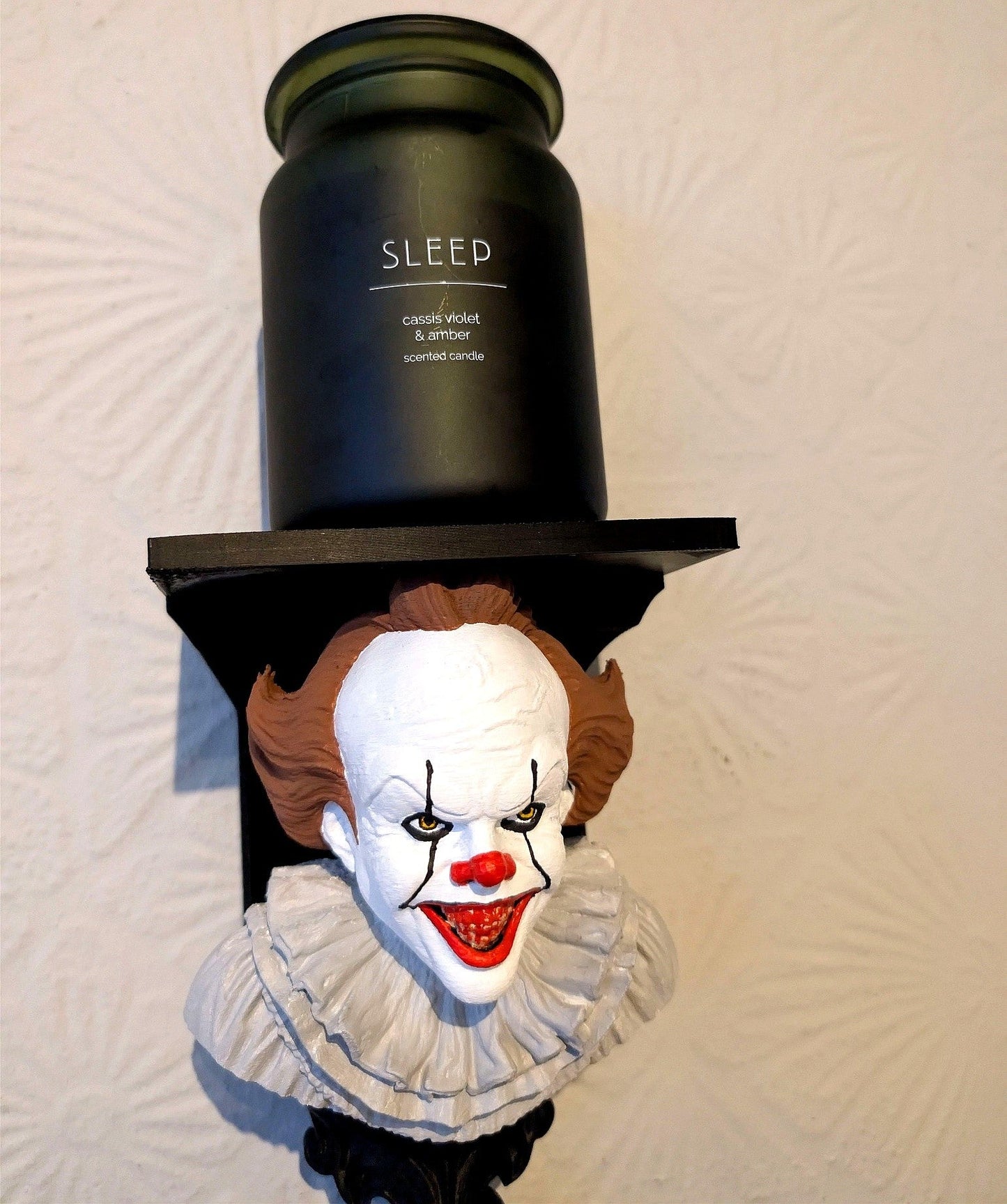 Pennywise Wall Shelf | Horror Clown Floating Shelf | Gothic Decor | Unique Horror Gift