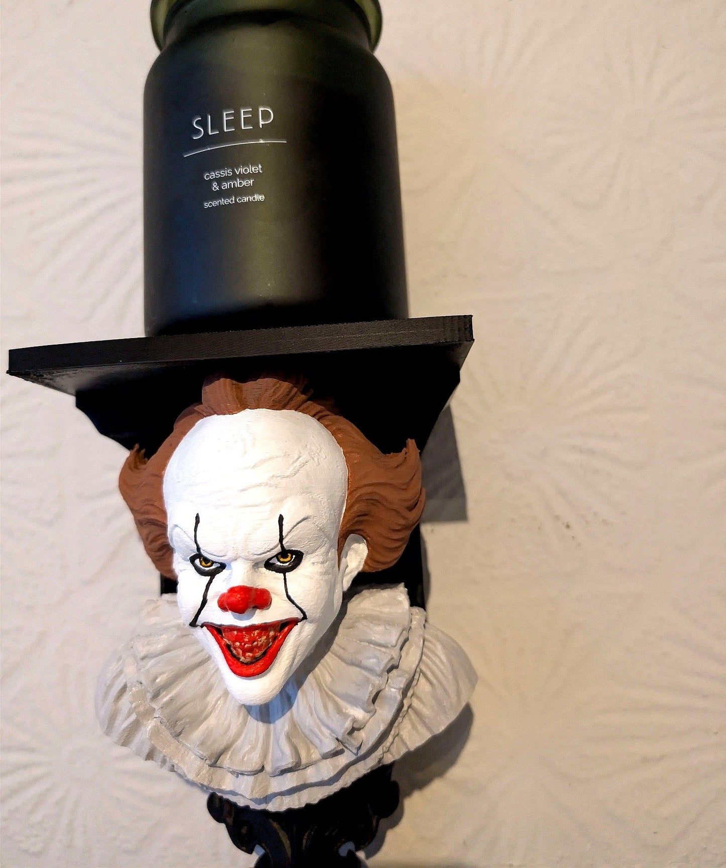 Pennywise Wall Shelf | Horror Clown Floating Shelf | Gothic Decor | Unique Horror Gift