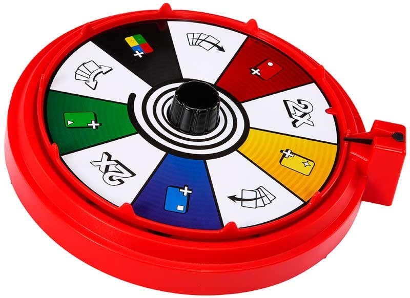 UNO Spin Card Game with Spinner Wheel – Family Party Game