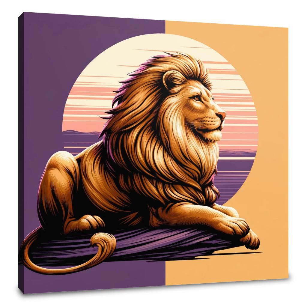 Regal Lion Canvas